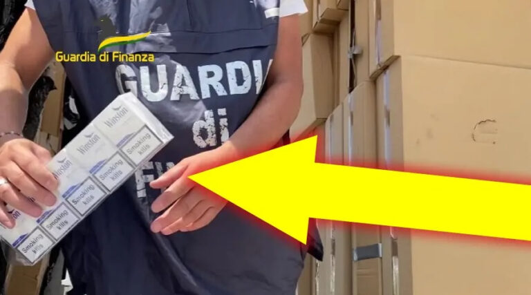 Sigarette di contrabbando: 1 arresto e 5 quintali di sigarette sequestrate. Operazione della Guardia di Finanza