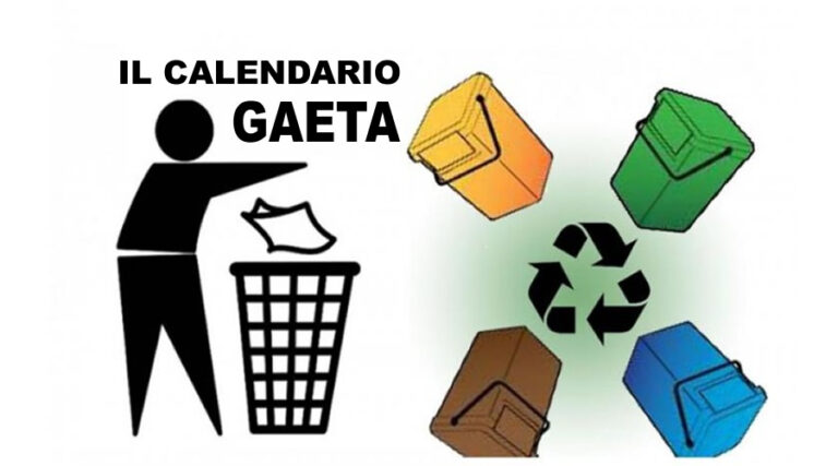 Gaeta, differenziata: Nuovo calendario di raccolta dei rifiuti in città. Le info
