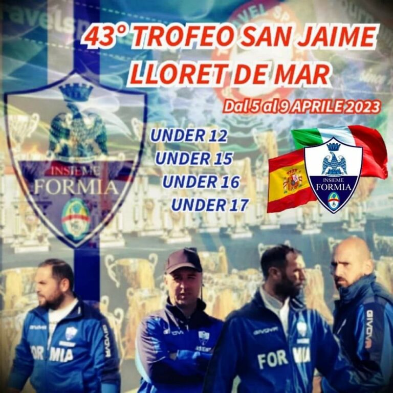 Insieme Formia Calcio è in Spagna con 5 squadre per 80 calciatori