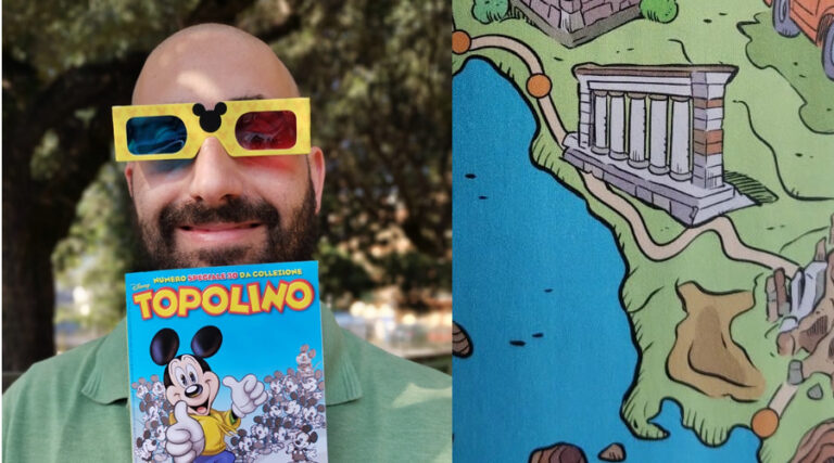 Topolino omaggia Minturno e la via Appia