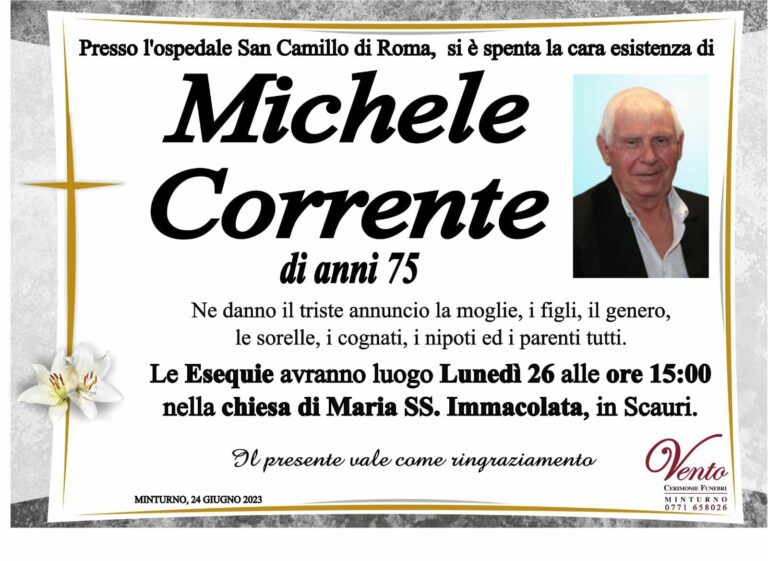 Scauri: lunedì le esequie del papà di don Alessandro, che ha perso la vita per un incidente con il trattore