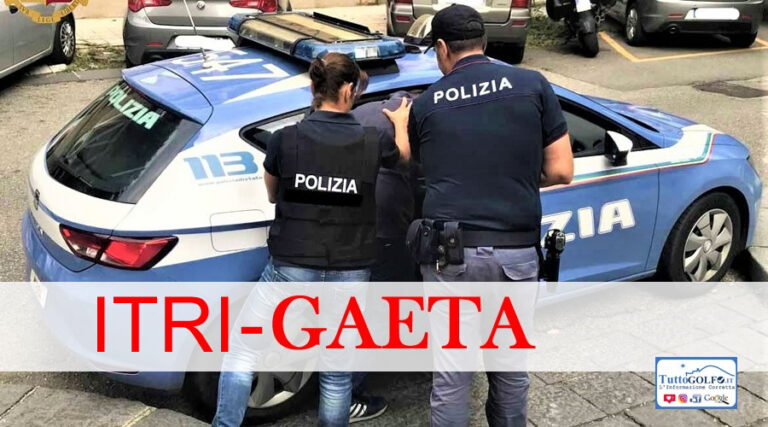 Gaeta e Itri: arrestato pusher di cocaina e marijuana