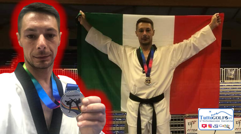 Simone Arduini conquista un argento all’European Taekwondo Master Championships