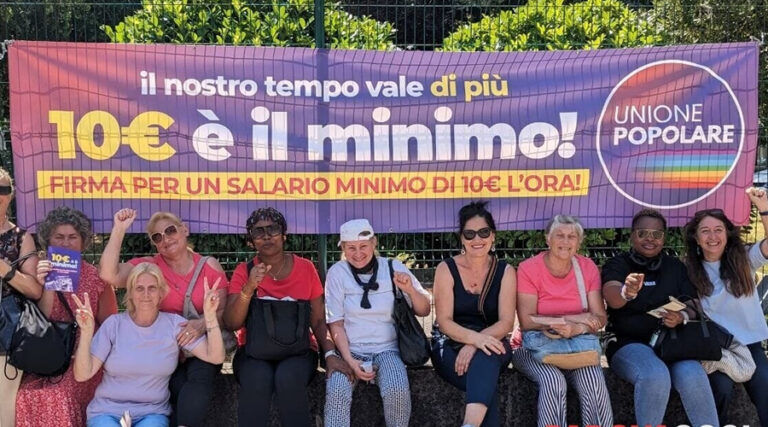 ANCHE IN PROVINCIA DI LATINA SOTTOSCRIVIAMO PER IL SALARIO MINIMO DI 10 EURO