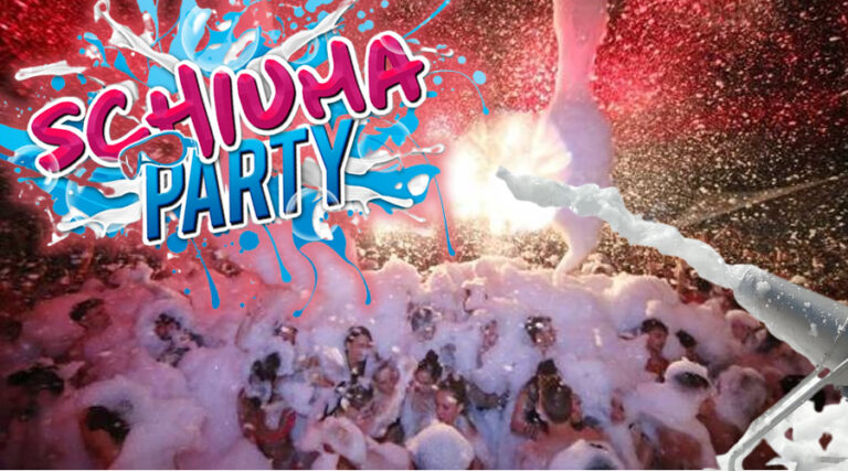 DJ Set e Schiuma Party, Sabato 26 agosto. Appuntamento da non perdere