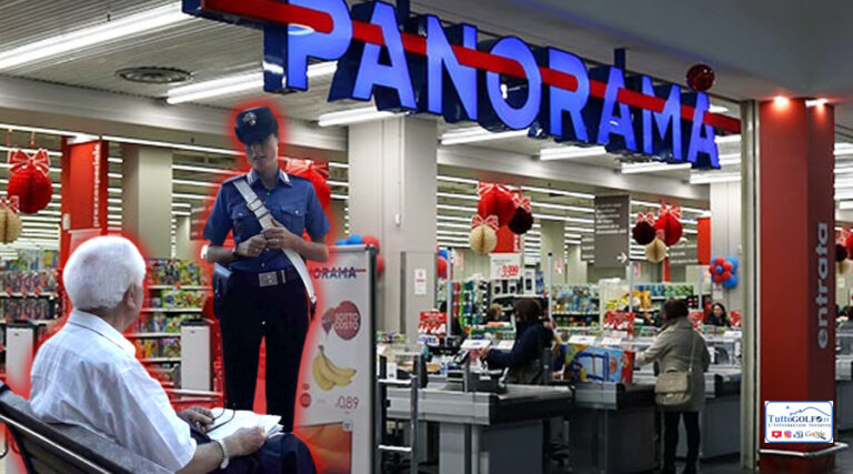 83enne di Minturno ai domiciliari per furto perpetrato ai danni dell’ipermercato Panorama di Formia