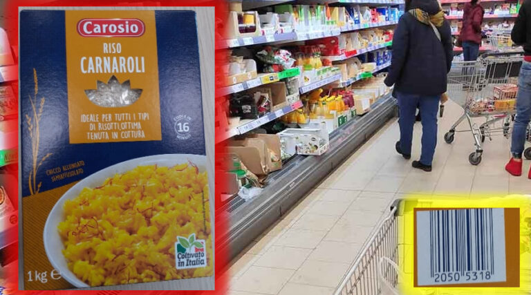 Riso: richiamo per rischio chimico dal Ministero della Salute. Ecco il lotto