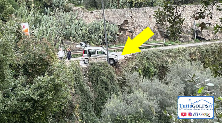 Itri, pauroso incidente stradale. Ha rischiato di precipitare