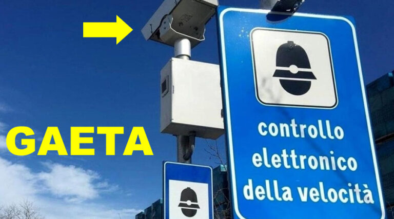 Gaeta, nuovo autovelox a Sant’Agostino. Sicurezza stradale al primo posto