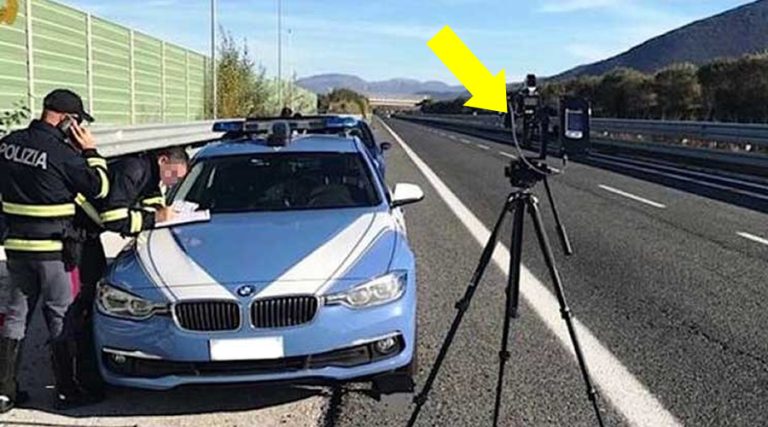 AUTOVELOX MOBILI DELLA POLIZIA SULLE STRADE DI LAZIO E CAMPANIA: IL CALENDARIO