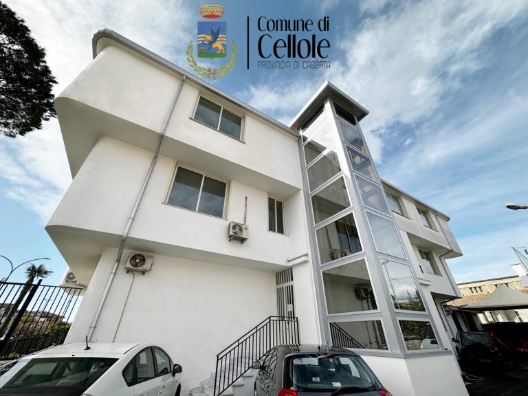 CELLOLE – ULTIMATI I LAVORI PER L’ASCENSORE DEL MUNICIPIO