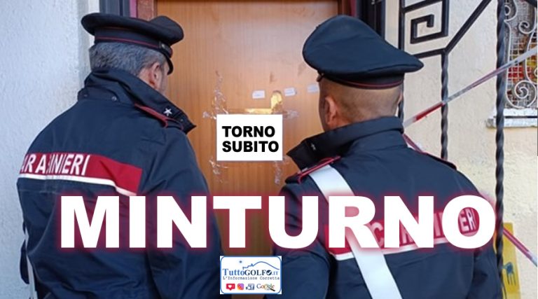 Minturno: è ai domiciliari ma non è in casa. La giustificazione