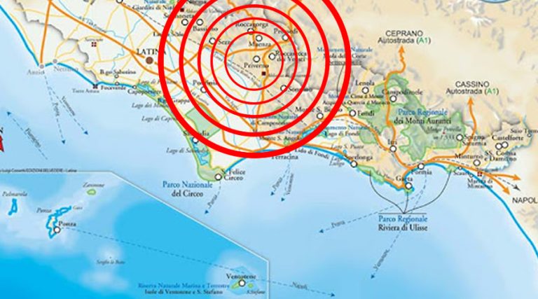 Due scosse di terremoto registrate in Provincia di Latina