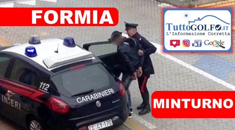 Formia: arrestati due minturnesi originari di Formia. Viaggiavano con molta droga in auto