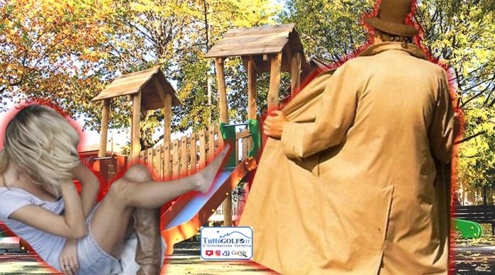 pervertito maniaco parco nudo denuda