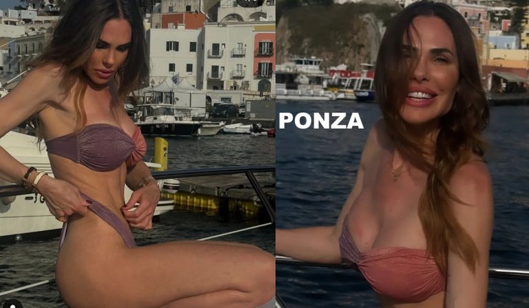 Ilary Blasi a Ponza. Forse in arrivo una nuova serie cinematografica