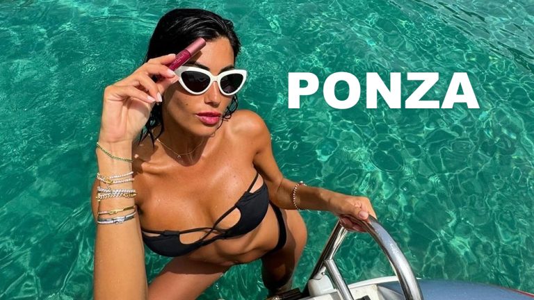 Federica Nargi torna a Ponza per le vacanze