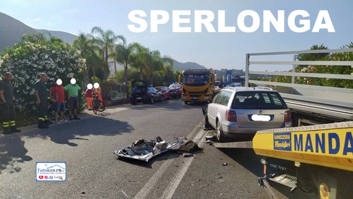 SPERLONGA INCIDENTE STRADALE