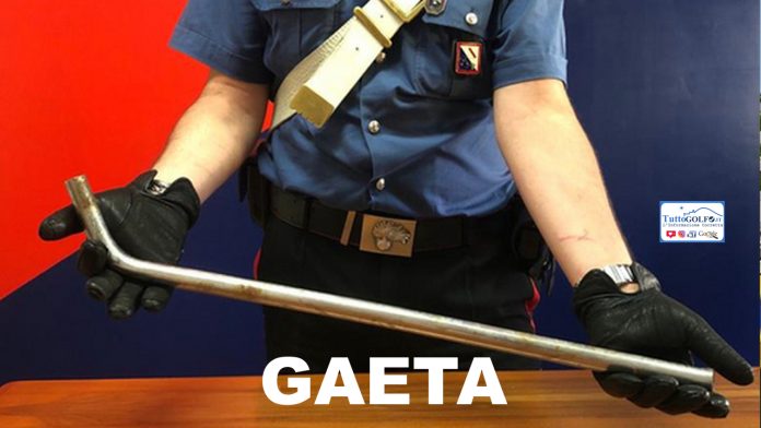 SPRANGA DI FERRO GAETA CARABINIERI