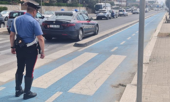 carabinieri strisce pedonali investita bici