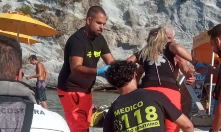 Ponza, infortunio alle Piscine Naturali. Trasportato d’urgenza presso il locale Poliambulatorio