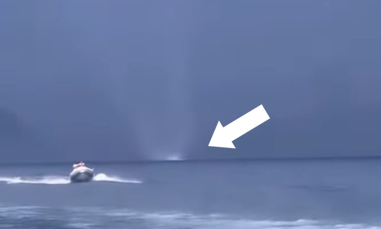 Tromba d’aria a largo dell’isola di Ponza