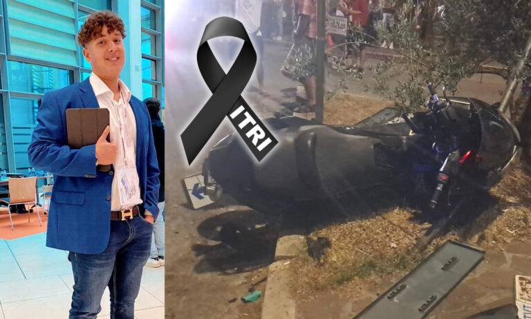 Incidente mortale ad Itri. E’ deceduto Alessio Mancini