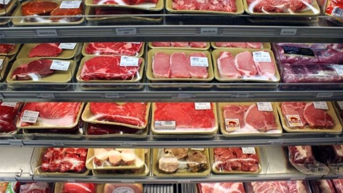 supermercato banco carne