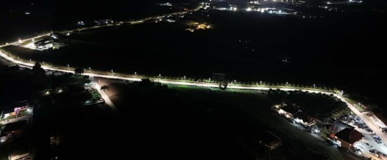 CELLOLE – VIA TRAPANI COMPLETAMENTE ILLUMINATA