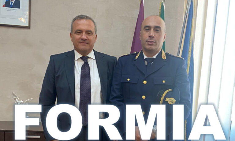 Il Vice Questore Aggiunto della Polizia di Stato dr. Paolo GEMMA è il nuovo Dirigente del Commissariato di P.S. di Formia
