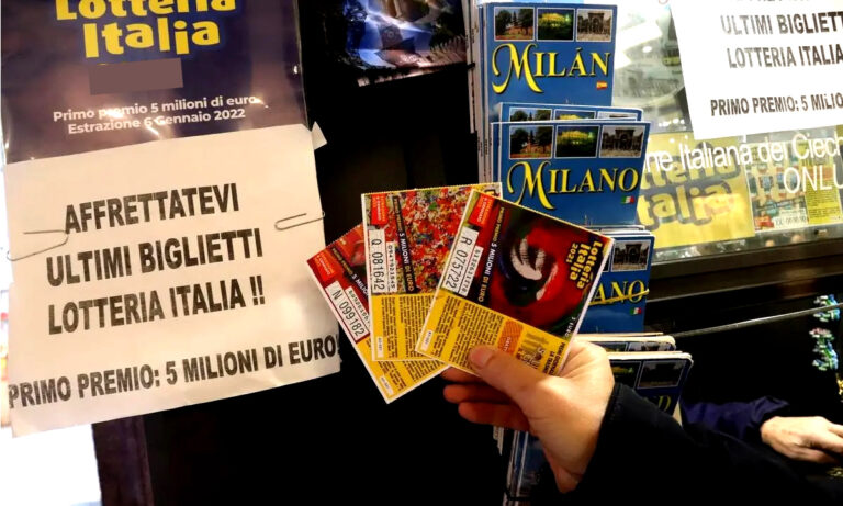 20.000 euro vinti a Castelforte con la Lotteria Italia. Tutti i biglietti vincenti