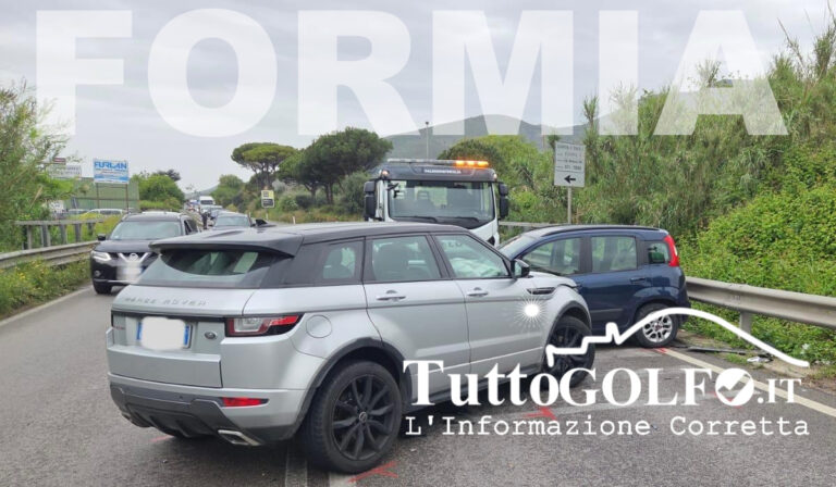 Formia, ennesimo incidente stradale in zona Acqualonga