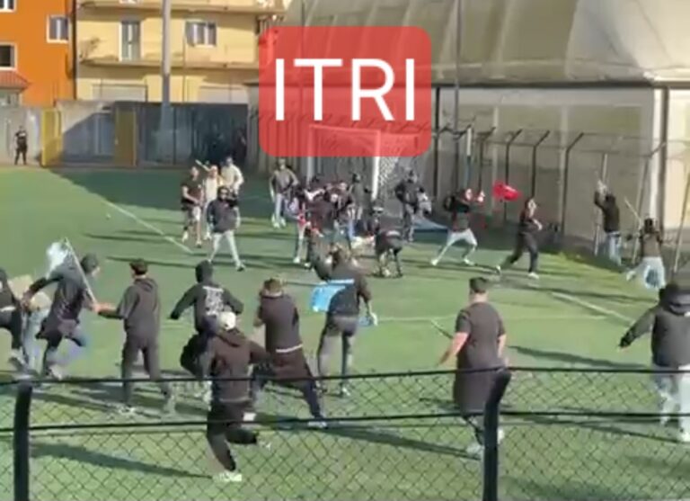 Itri – Rissa in campo tra ultras. Un video fa il giro del web