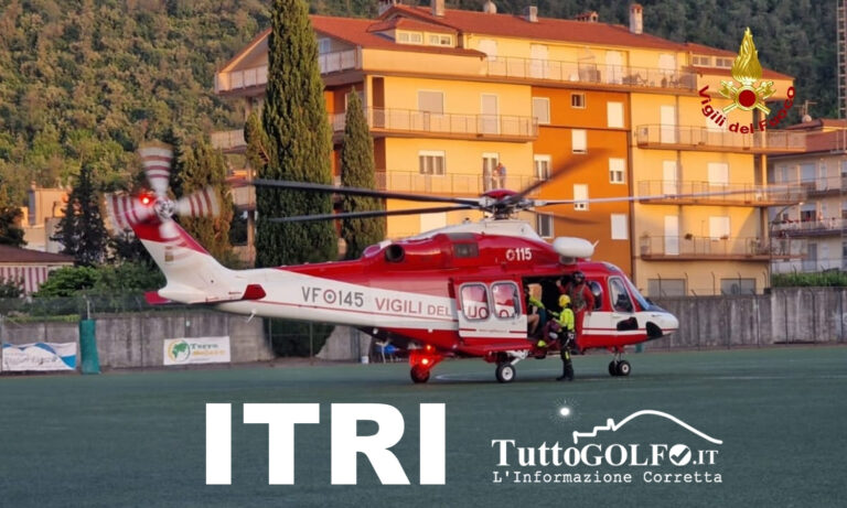 Itri, una ragazzo ed una ragazza si perdono sul monte Viola. Intervento con il Drago VF 145