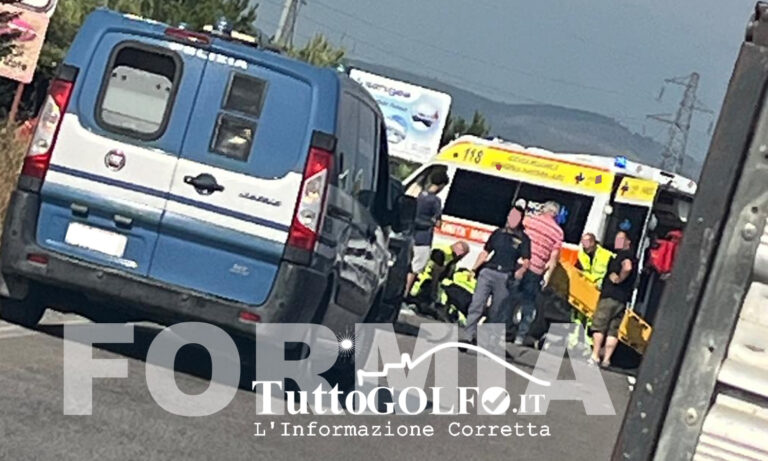 Formia, ancora un incidente: due motociclisti feriti sulla superstrada