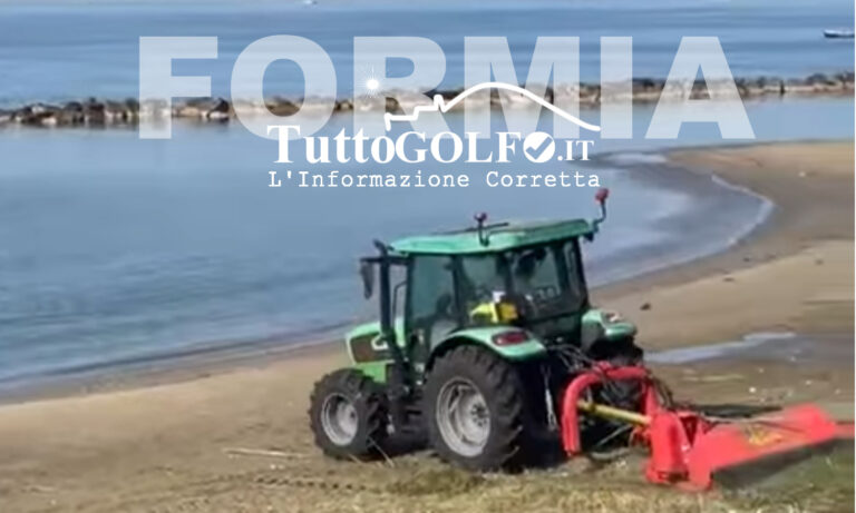 Formia, Paola Villa: rifiuti tritati in spiaggia. La storia si ripete