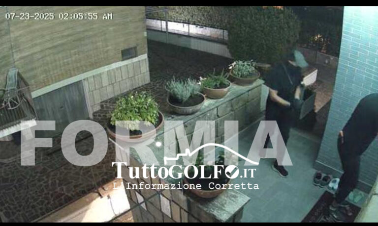 Gianola di Formia, ladri ancora in azione: tentato furto in una villa su Via del Mare