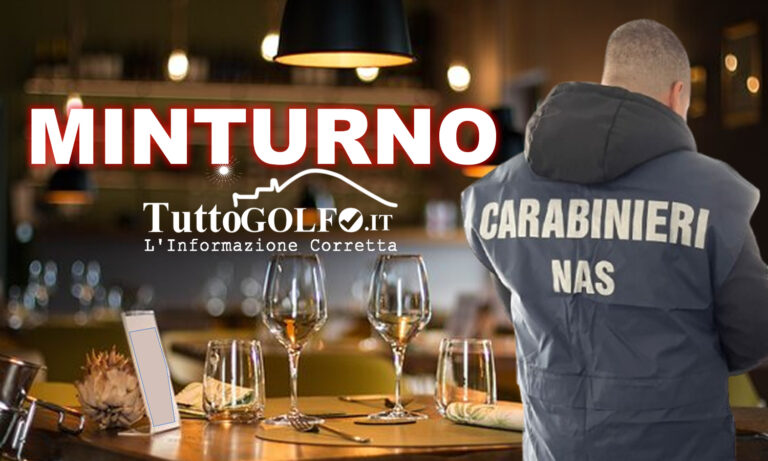 NAS, Minturno: sospesa una nota attività ristorativa. Ambienti sporchi e evidenti carenze igienico-sanitarie