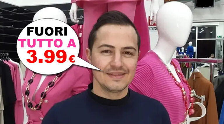 Formia, Fondi: BM Moda lancia il “fuori tutto”: capi a soli 3,99 euro