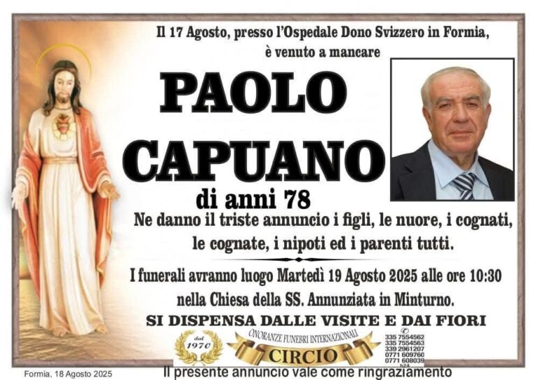 Addio a Paolo Capuano, pioniere dell’informazione locale