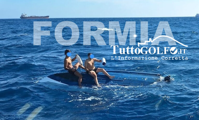 Formia – Imbarcano acqua a sud del Monte di Gianola. Salvati dagli uomini della Guardia Costiera