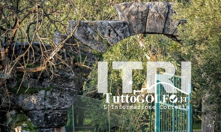 L’arco romano ad Itri che faceva parte della città romana di Formiae
