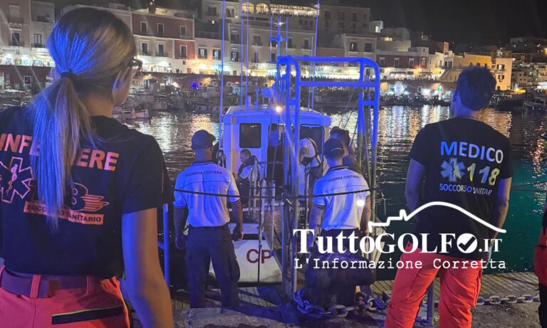 ICTUS IN CROCIERA: INTERVENTO D’URGENZA DELLA GUARDIA COSTIERA DI PONZA