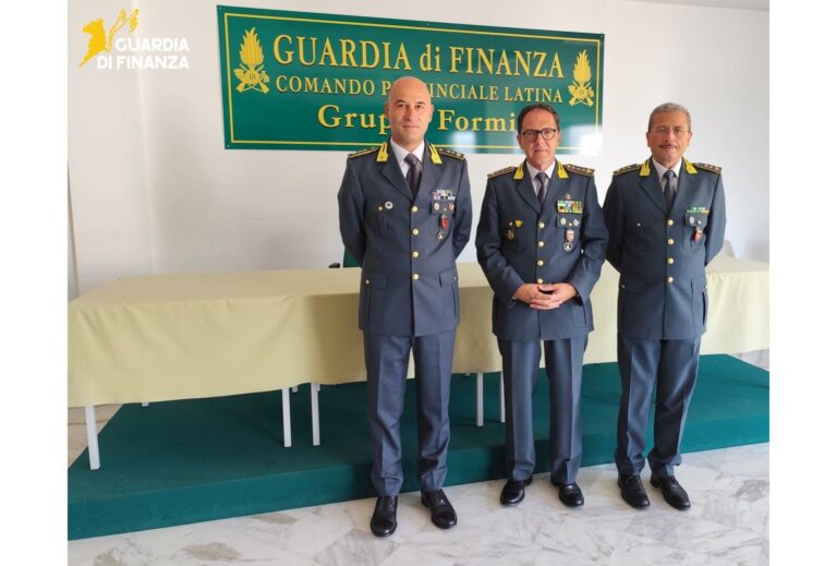 GdiF LATINA: CAMBIO AL COMANDO DEL NUCLEO DI POLIZIA ECONOMICO-FINANZIARIA DI LATINA E DEL GRUPPO DI FORMIA