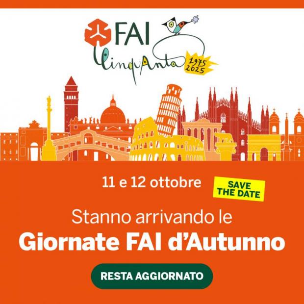 Giornate FAI d’autunno. Sabato 11 e domenica 12 ottobre 2025 Visite a contributo libero. Apre anche a Gaeta