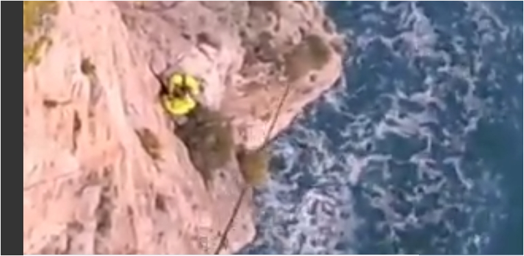 Gaeta, scalatori salvati dai vigili del fuoco