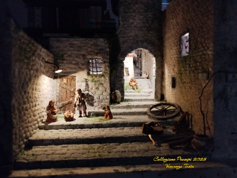 Dalla Terra di Castelforte al Vaticano: i presepi di Vincenzo Testa ambasciatori di pace e speranza