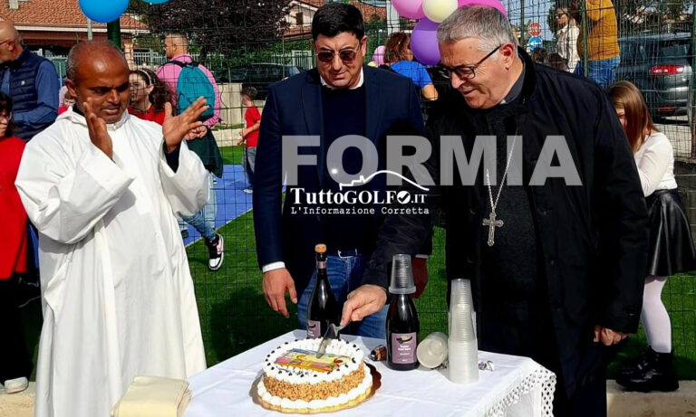Formia – Inaugurato il campetto polivalente della parrocchia del Buon Pastore di Penitro