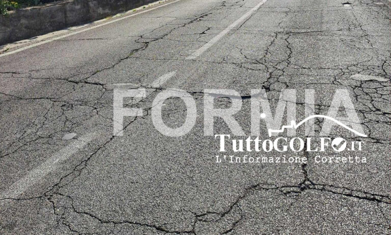 Formia, Via Rotabile: lunedì 17 novembre al via i lavori di rifacimento del manto stradale