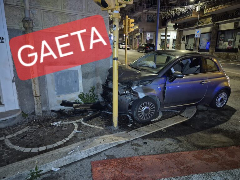 Gaeta, incidente nella notte di Halloween
